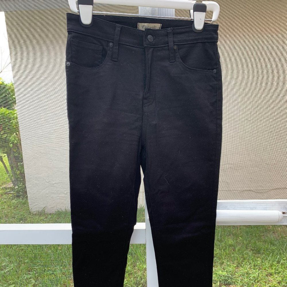 Madewell Curvy High Rise Skinny Black